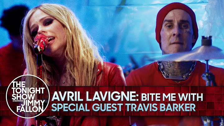 Avril & Travis On TV