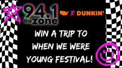 94. 1 The Zone When We Were Young Festival Flyaway!